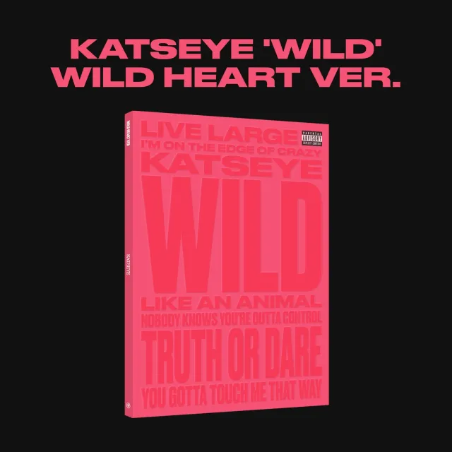 KATSEYE WILD Wild Heart ver. CD con photobook