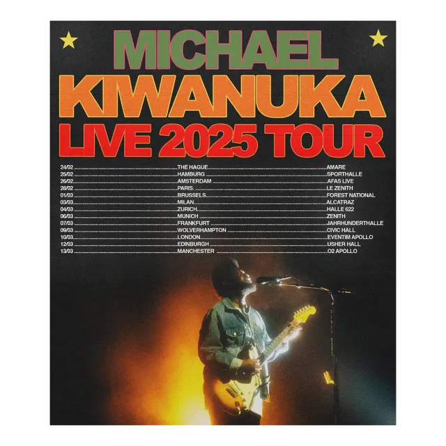 Polydor Small Changes Tour 2025 poster A2 live