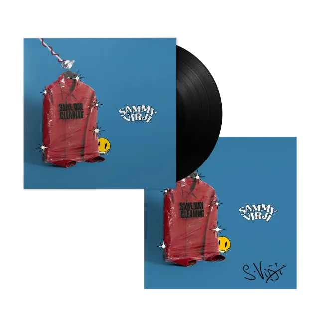 Polydor Sammy Virji Same Day Cleaning LP vinile + card firmata