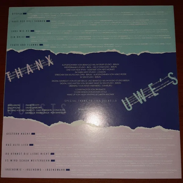 Nena Feuer Und Flamme vinile LP Giappone obi