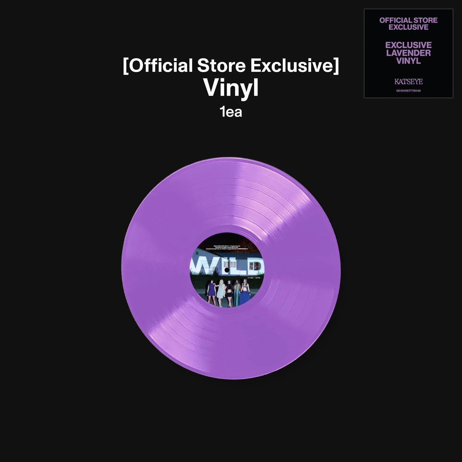 KATSEYE WILD vinile lavanda gatefold exclusive 5 brani