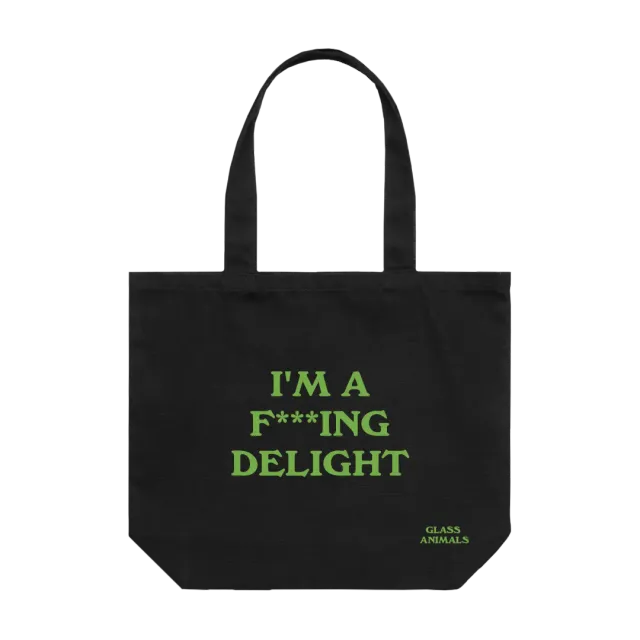 Polydor Records I'm A F***ing Delight tote bag tela