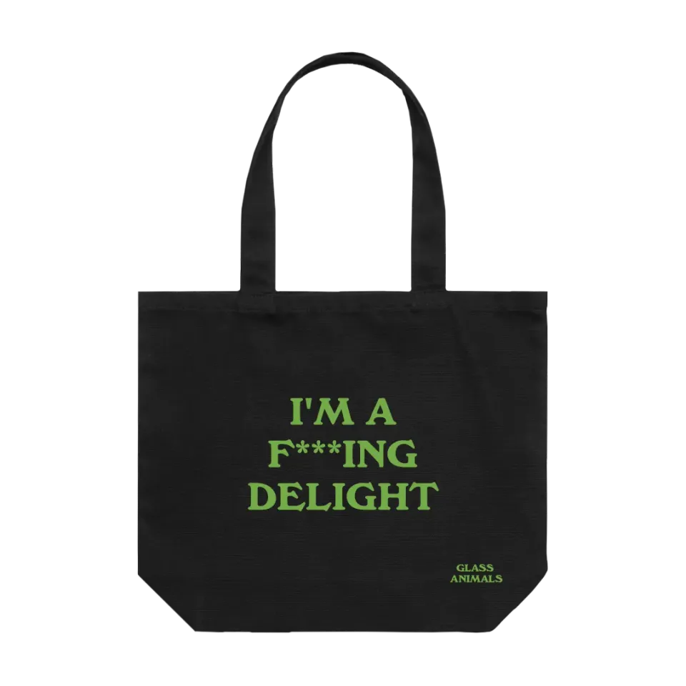 Polydor Records I'm A F***ing Delight tote bag tela