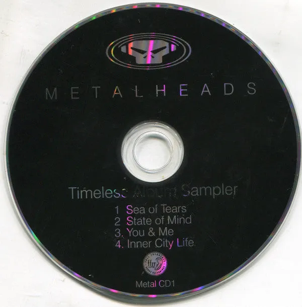 Metalheadz Timeless Album Sampler CD promo jungle