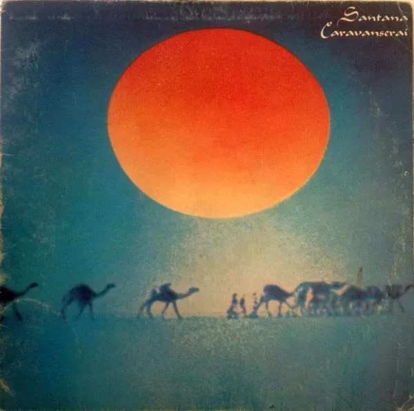 Santana Caravanserai LP vinile apribile G+ 1972 Italia