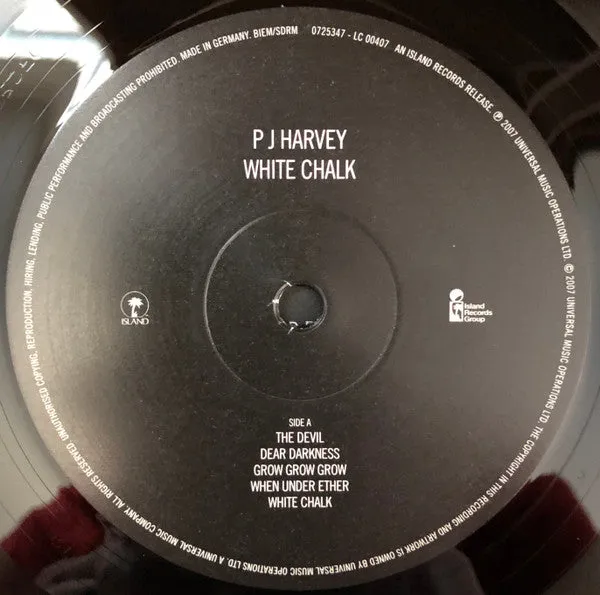 PJ Harvey White Chalk LP vinile 180g ristampa