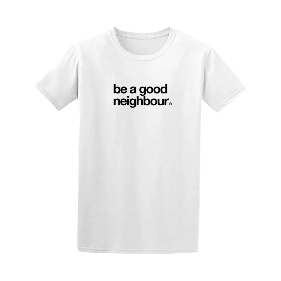 Polydor Be a Good Neighbour maglietta bianca stampa