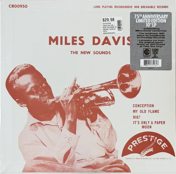 Miles Davis The New Sounds 10" RSD 2026 bop limitato