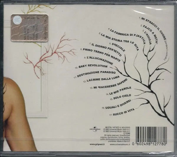 Gianluca Grignani Succo Di Vita CD compilation rimasterizzata