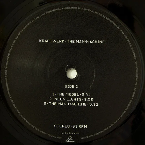 Kraftwerk The Man Machine LP 180g rimasterizzato