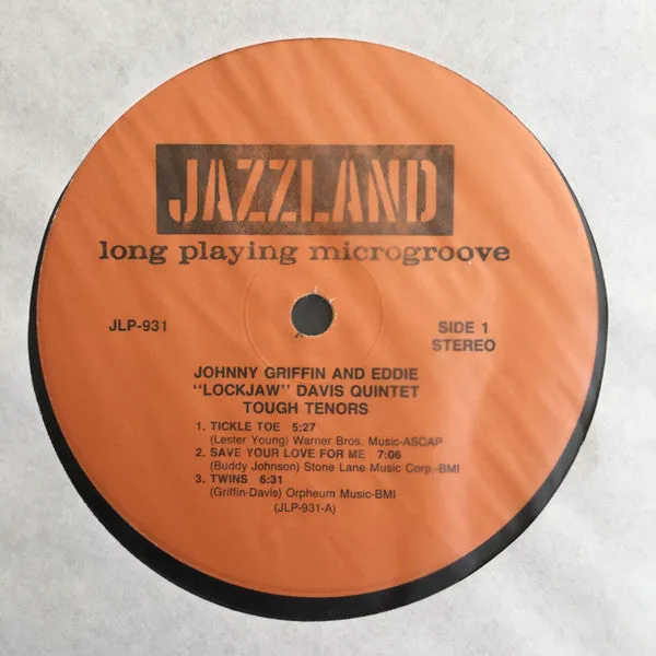 Griffin Lockjaw Davis Tough Tenors LP ristampa NM