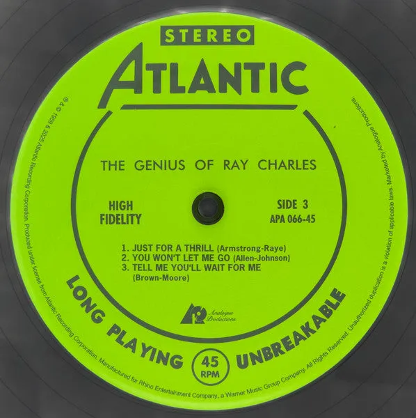 Ray Charles Genius Of Ray Charles 2xLP 180g num