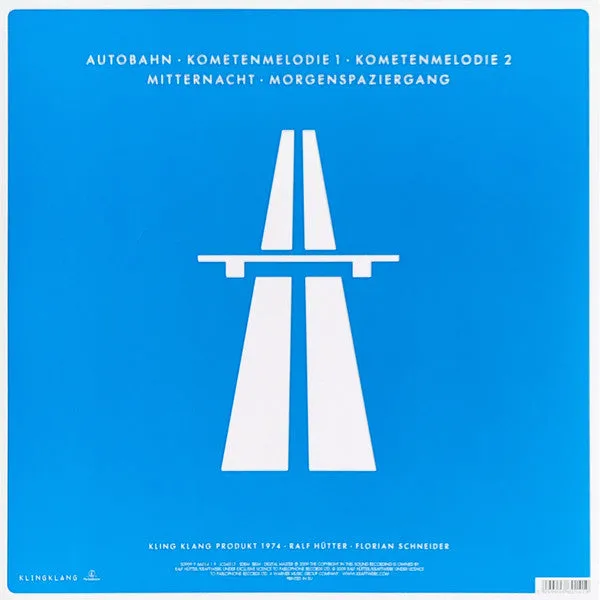 Kraftwerk Autobahn LP vinile blu rimasterizzato LTD