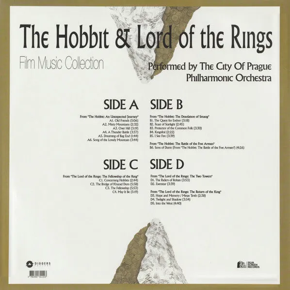 Prague Philharmonic Hobbit e Signore Anelli 2LP nero