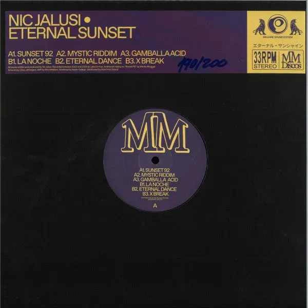 Nic Jalusi Eternal Sunset EP vinile 12 house