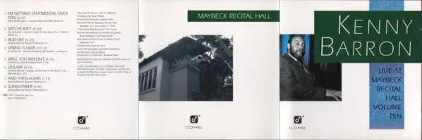 Kenny Barron Live At Maybeck Vol 10 CD piano jazz 1991