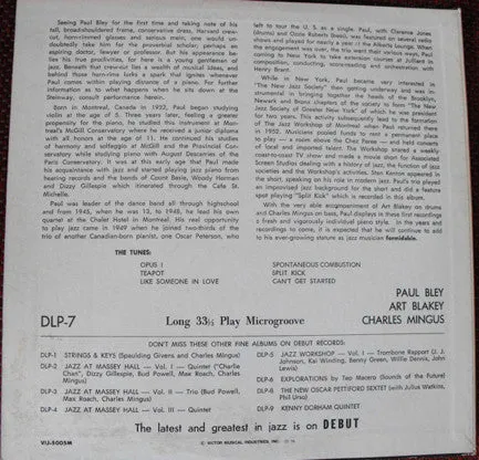 Paul Bley Introducing Paul Bley LP mono Giappone