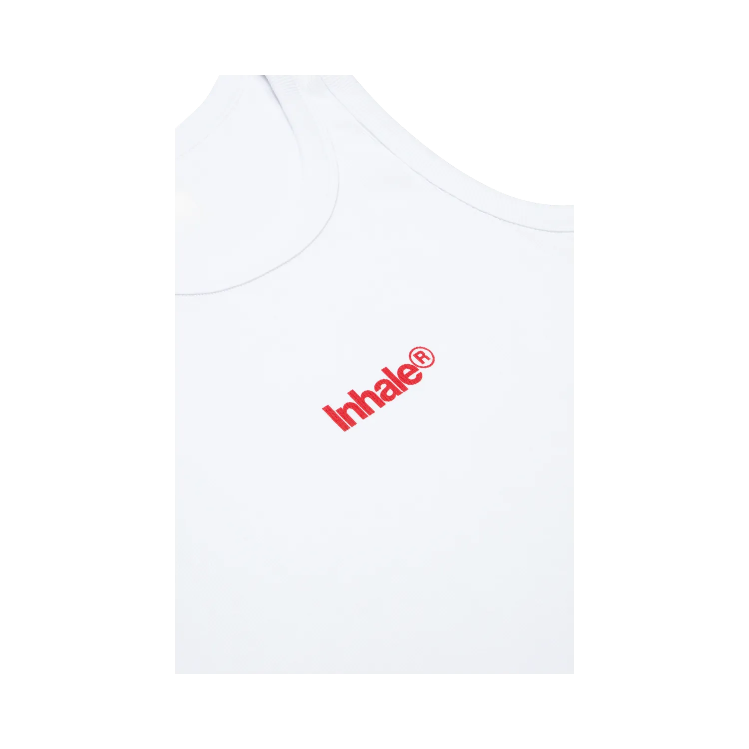 Inhaler Red Logo canotta cotone organico rossa