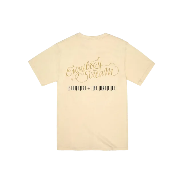 Polydor Sigil t-shirt avorio Everybody Scream maglietta