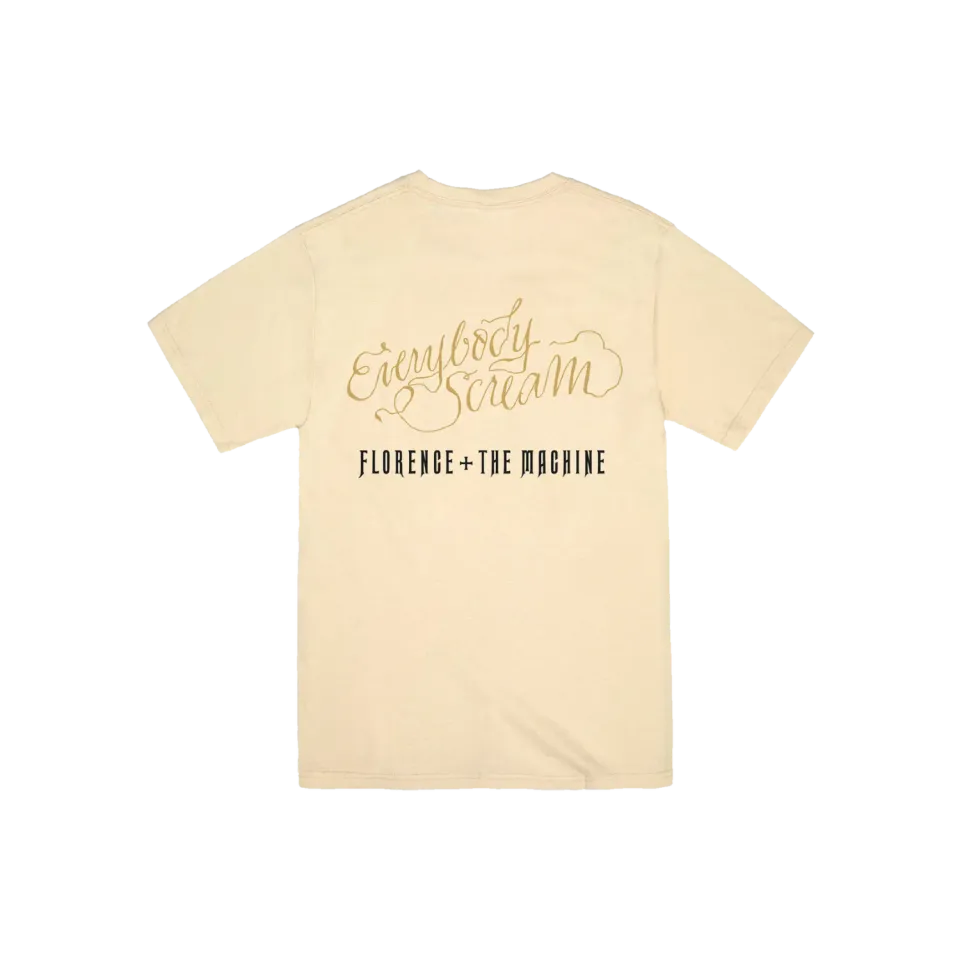 Polydor Sigil t-shirt avorio Everybody Scream maglietta