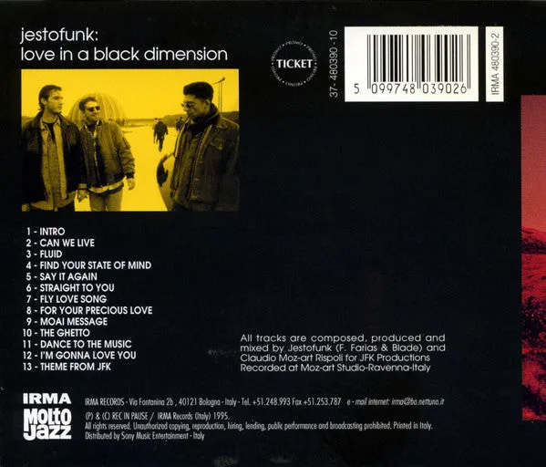 Jestofunk Love In A Black Dimension CD album 1995