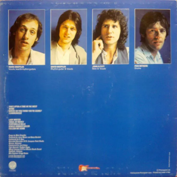 Dire Straits Communiqué LP vinile usato VG+ inner lyrics