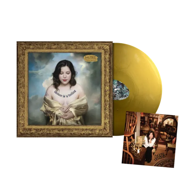 Polydor Forever Is A Feeling Liquid Gold vinile LP oro firmato