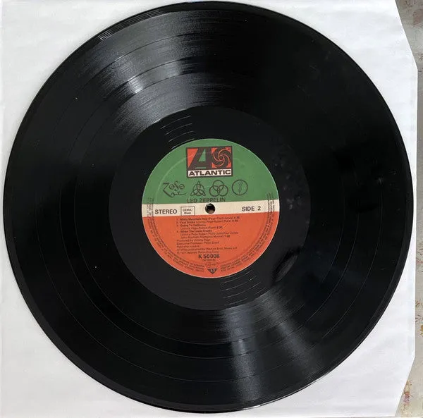 Led Zeppelin Untitled IV LP vinile chrome usato VG+