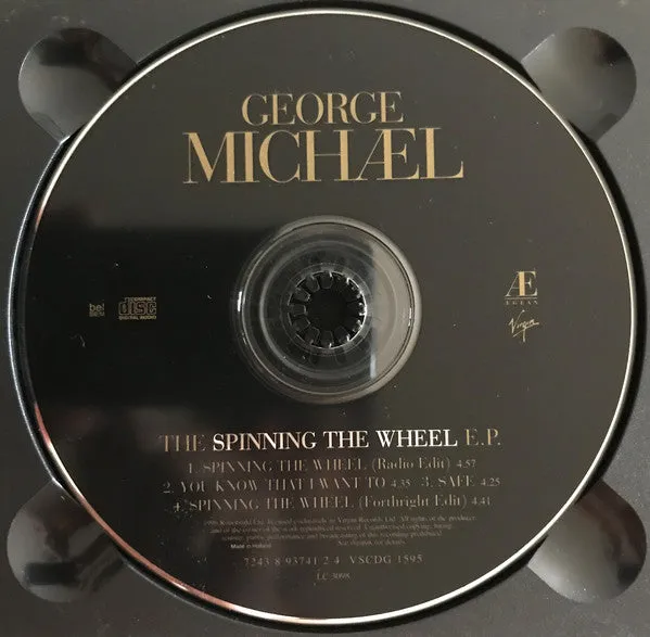 George Michael Spinning The Wheel EP CD digipak