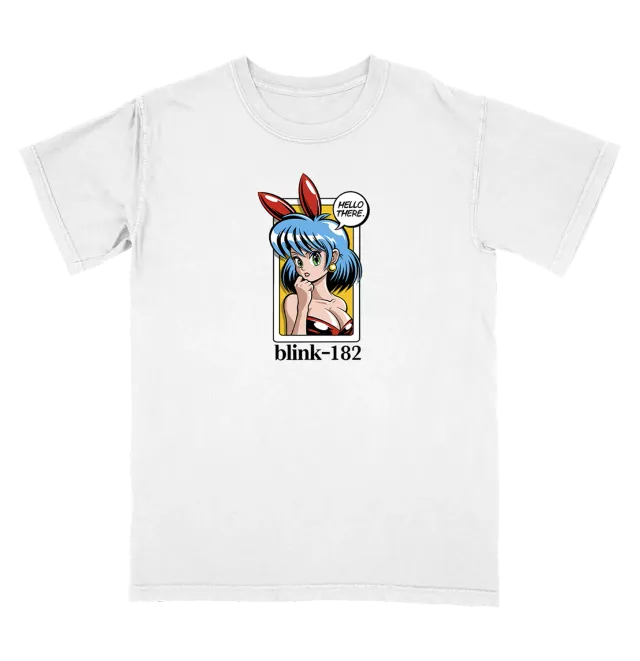 Polydor Records Anime Hello There t-shirt nera blink-182