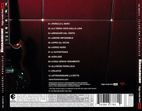 Tiromancino Illusioni Parallele CD usato 2004 pop