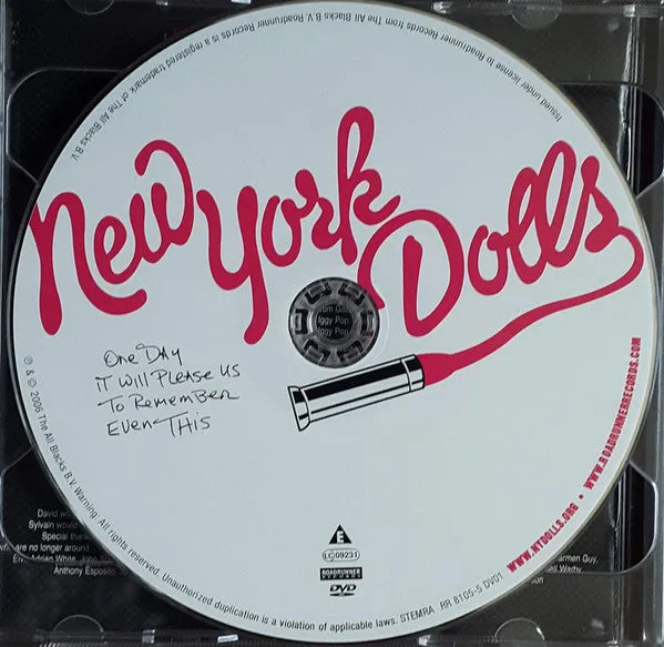 New York Dolls One Day It Will Please CD+DVD glam