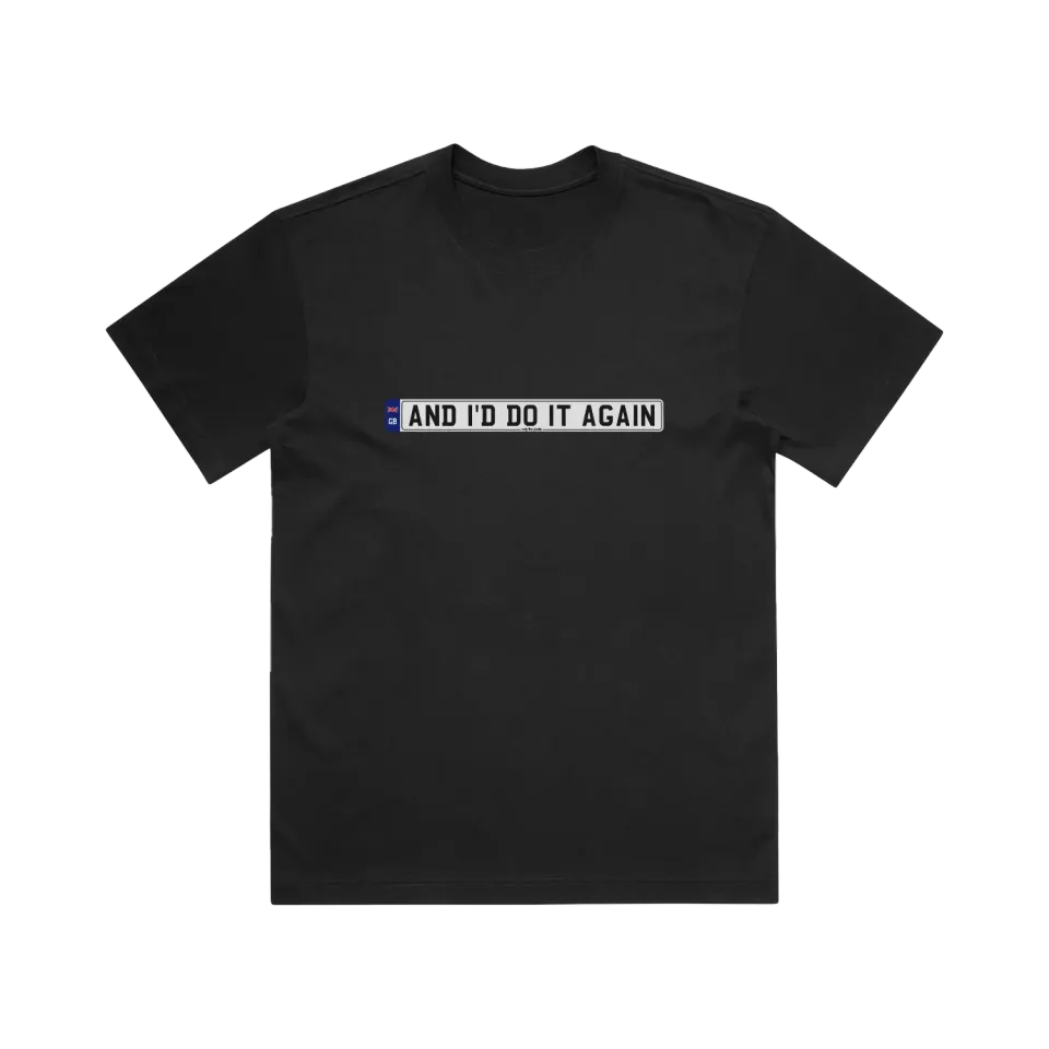 Polydor And I'd Do It Again t-shirt nera