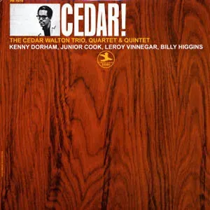 Cedar Walton Cedar! LP ristampa hard bop 1990