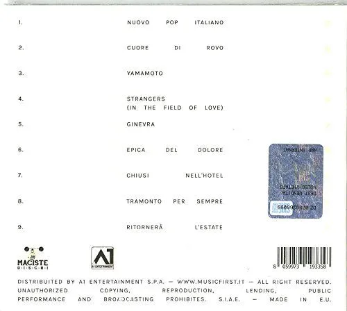 Siberia Si Vuole Scappare CD Mint new wave 2018