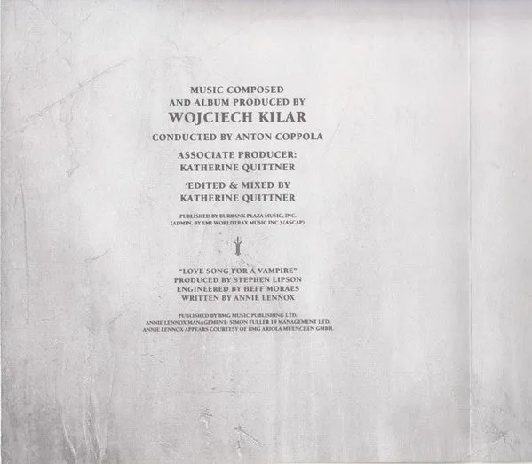 Wojciech Kilar Bram Stoker's Dracula CD colonna sonora