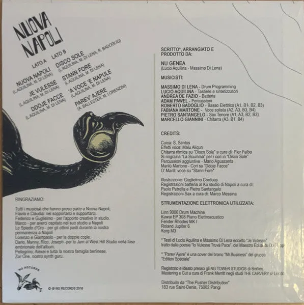 Nu Genea Nuova Napoli vinile LP ristampa 2022 Mint