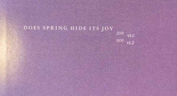 Kali Malone Does Spring Hide Its Joy 3xLP vinile album