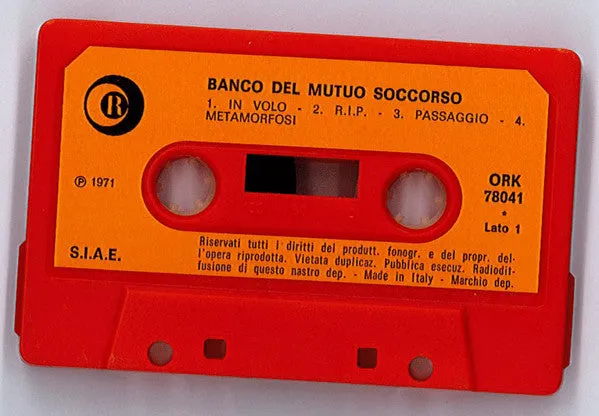 Banco Mutuo Soccorso omonimo musicassetta prog usata
