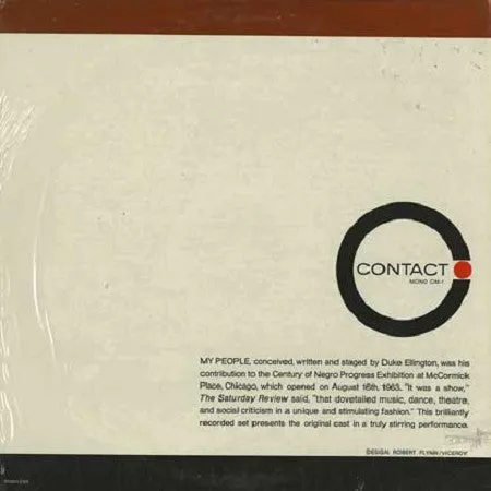 Duke Ellington My People LP vinile mono Italia 1965