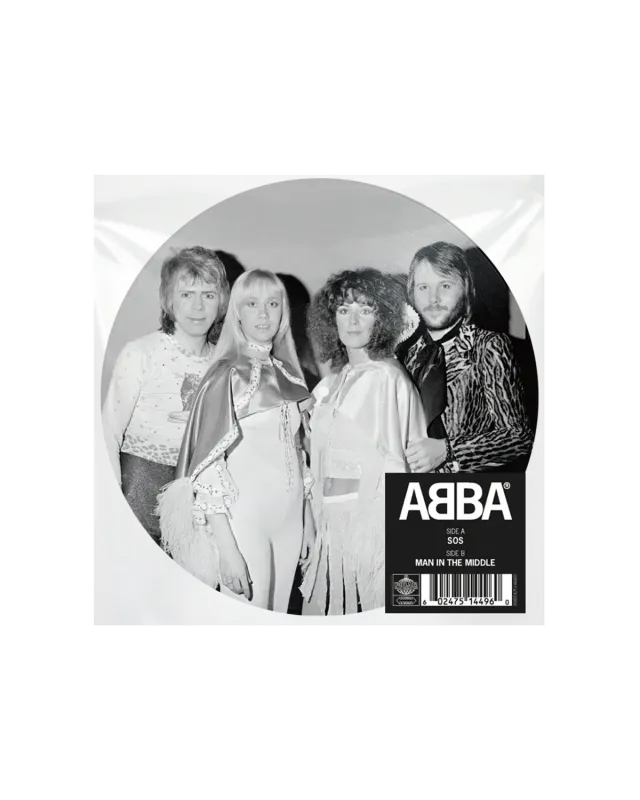 ABBA SOS Man In The Middle picture disc 7" vinile