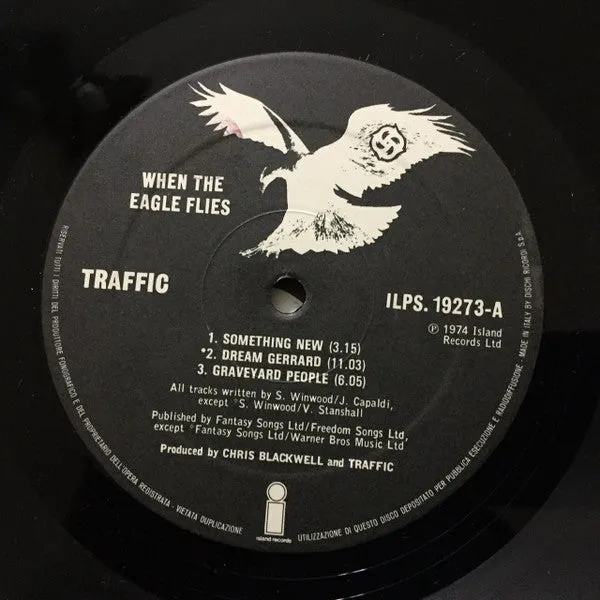 Traffic When The Eagle Flies vinile LP usato NM