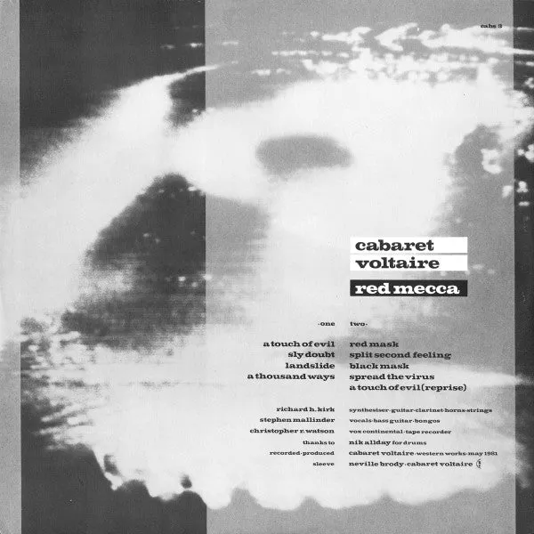 Cabaret Voltaire Red Mecca vinile LP ristampa UK