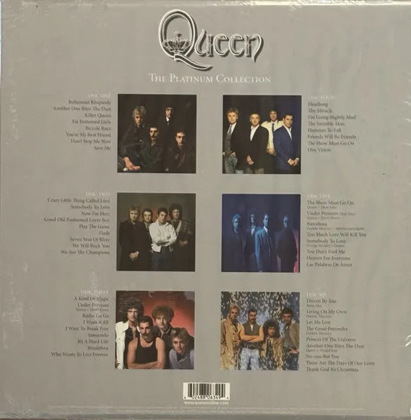 Queen The Platinum Collection vinile 6 LP 180g cofanetto