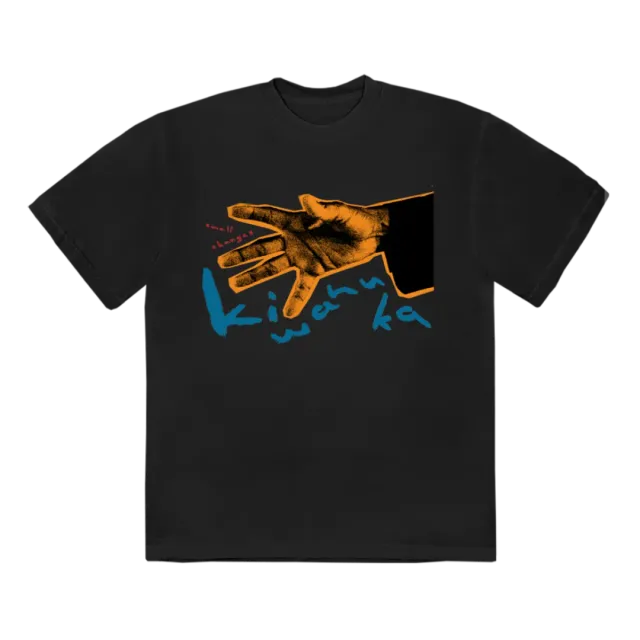 Polydor Michael Kiwanuka Hand T-Shirt Nera Cotone Tour