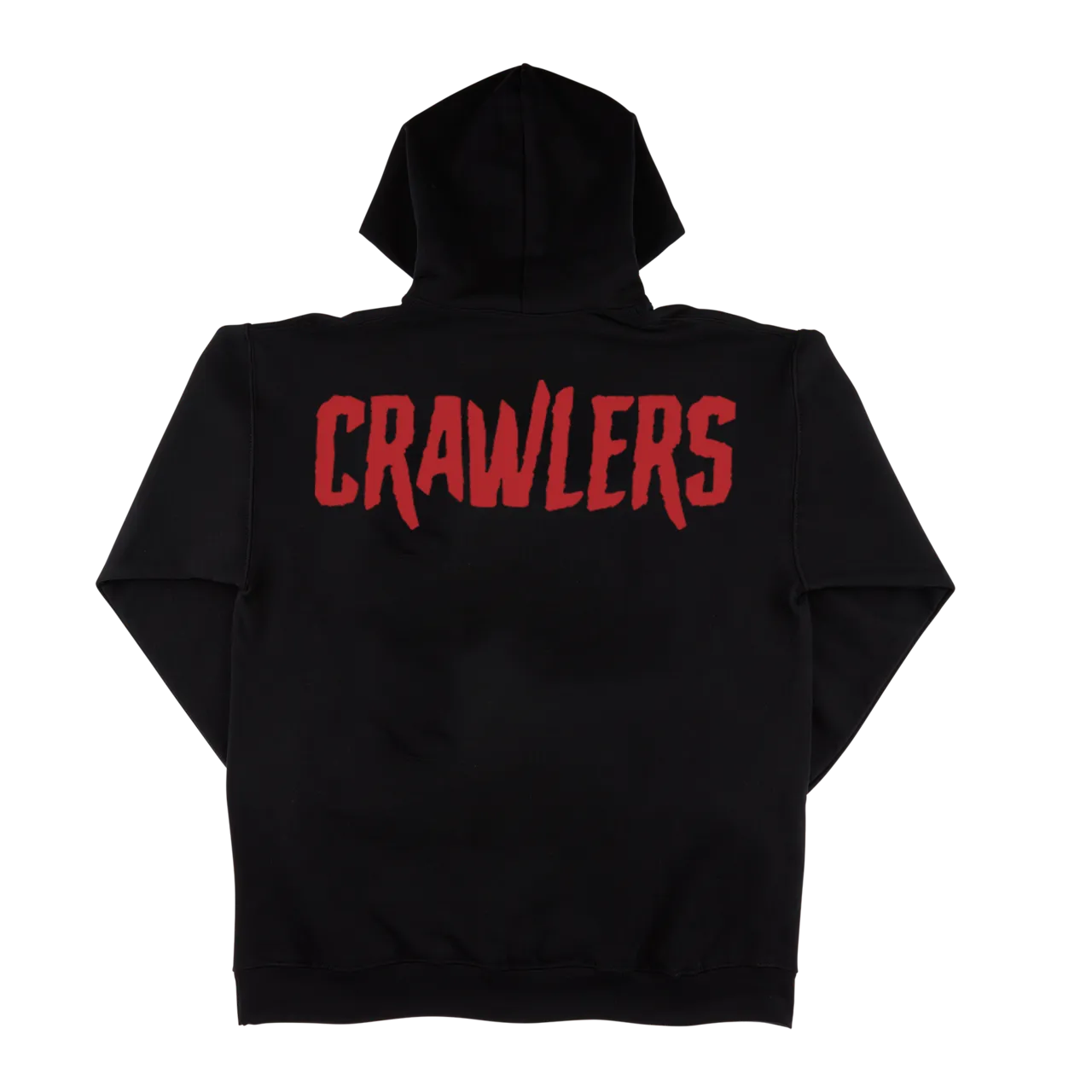 Crawlers felpa con cappuccio nera logo taglia unica