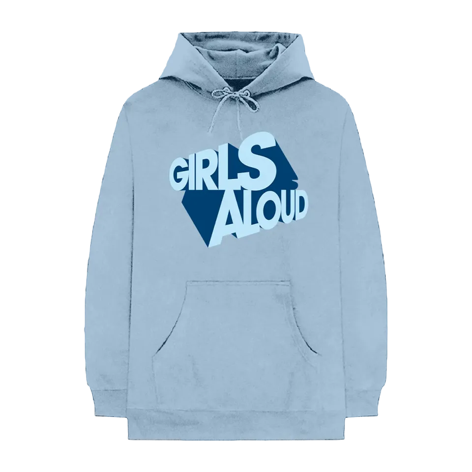 Girls Aloud Official Logo felpa cappuccio misto cotone