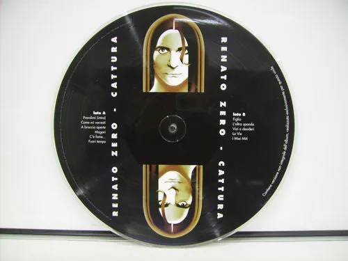 Renato Zero Cattura LP picture disc vinile usato NM pop