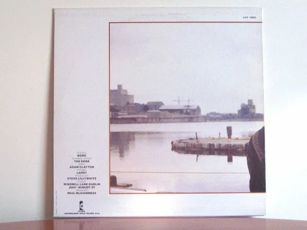 U2 October LP vinile italiano 1981 usato VG+