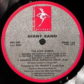 Giant Sand The Love Songs LP alternative con testi